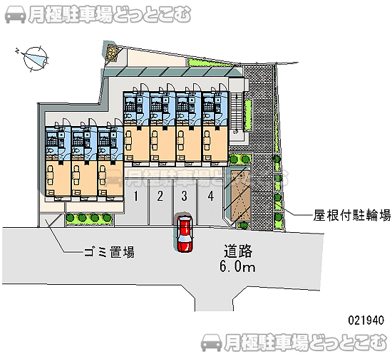 さいたま市見沼区春岡3－22－17の月極駐車場1