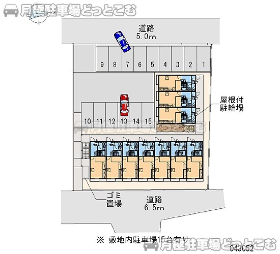 姫路市飾磨区今在家1046－1の月極駐車場1
